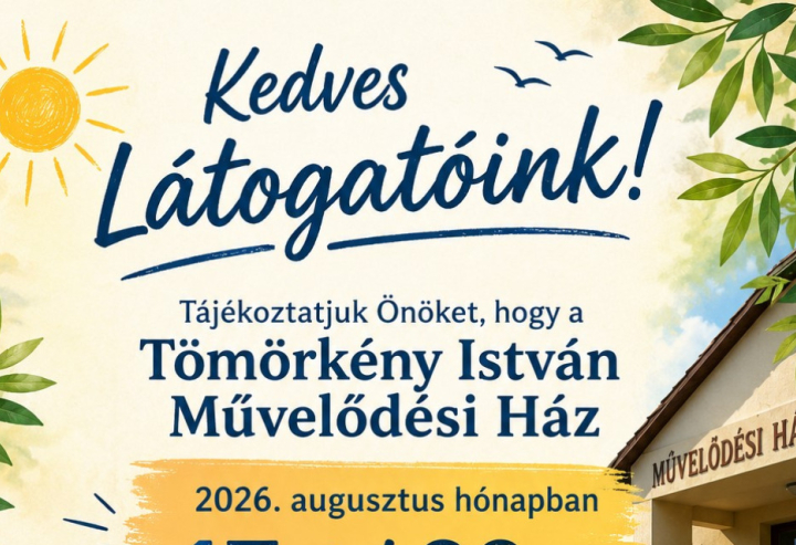 Nyári szünet - 2026