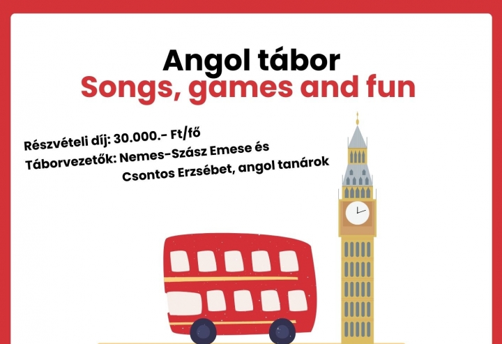 Angol tábor - Songs, games and fun