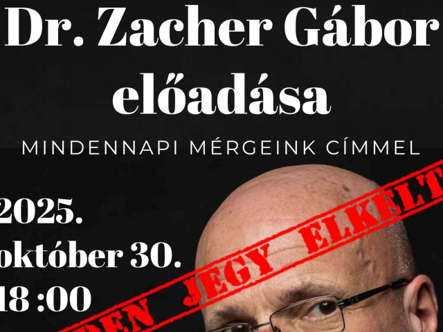 Dr. Zacher Gábor előadása