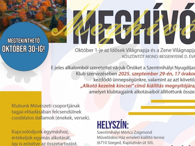 Alkotó kezeink kincsei - kiállítás