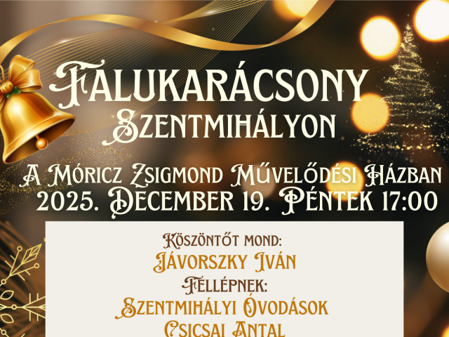 Falukarácsony Szentmihályon