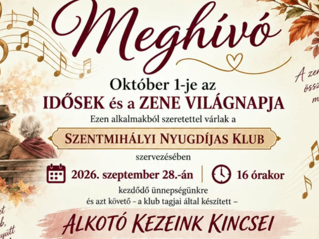Idősek és a zene világnapja ünnepségsorozat