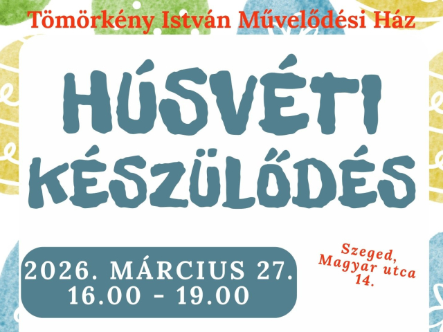 Húsvéti kézműveskedés - 2026.