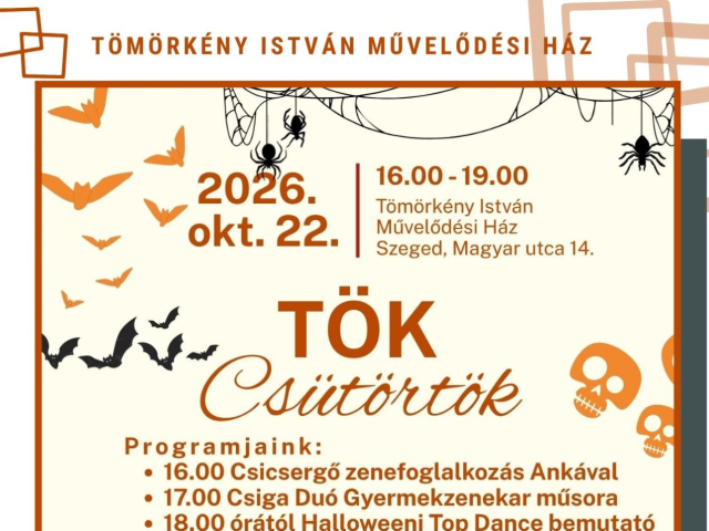 Tök Csütörtök 2026.